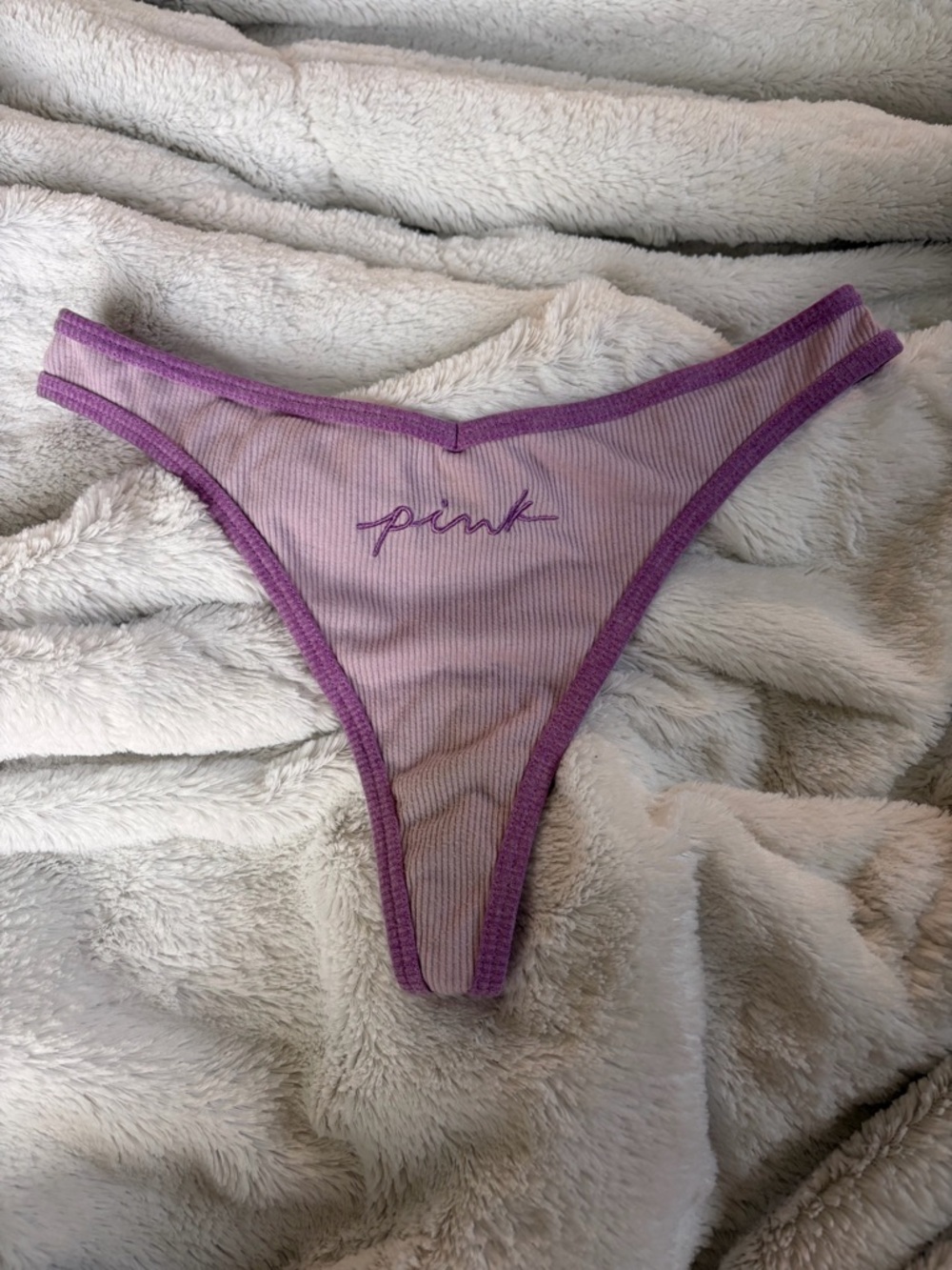 PINK Light Pink Thong